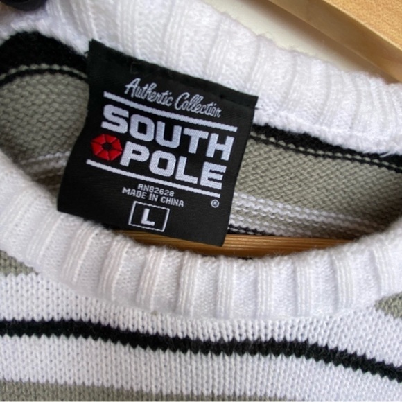 SOUTH POLE Vintage Y2K knit sweater Mens size L - Picture 6 of 8